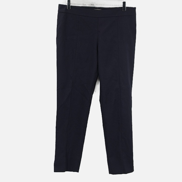 Tory Burch Callie Ankle Skinny Pants in Navy - Size 8 - Picture 3 of 7